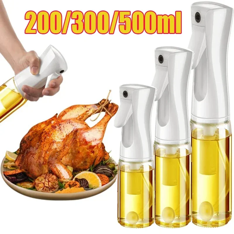 Camping Cooking Oil - オイルスプレーボトル、キッチン用オリーブオイルスプレーヤー、キャンプ、バーベキュー、ベーキング、酢、醤油用、200ml、300ml、500ml