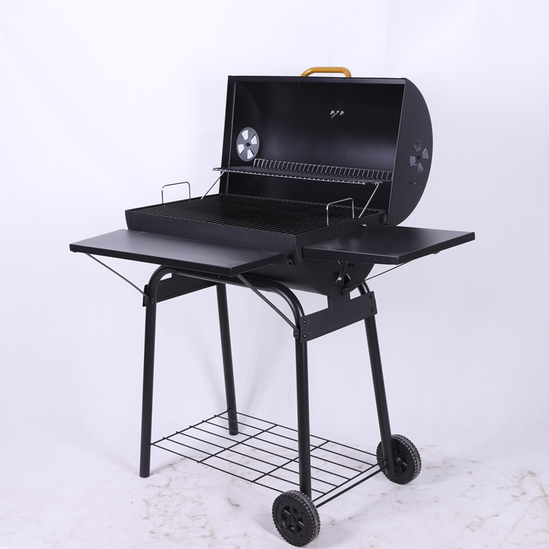 Camping Cooking Multi Tool - 熱販売中！モダンな黒炭BBQグリル、クロムメッキ、リモコン付き、アウトドアキャンプや裏庭での料理に最適