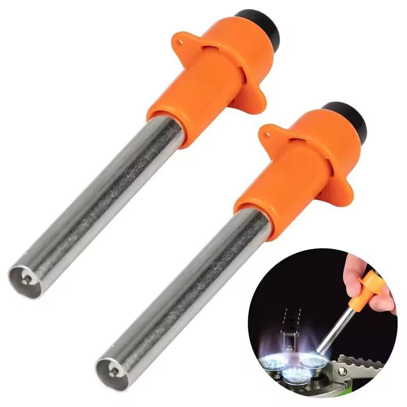 Camping Cooking Light - 1/2 個屋外拡張火炎放射器電子点火器照明ツールポータブル釣りキャンプハイキング調理ライター