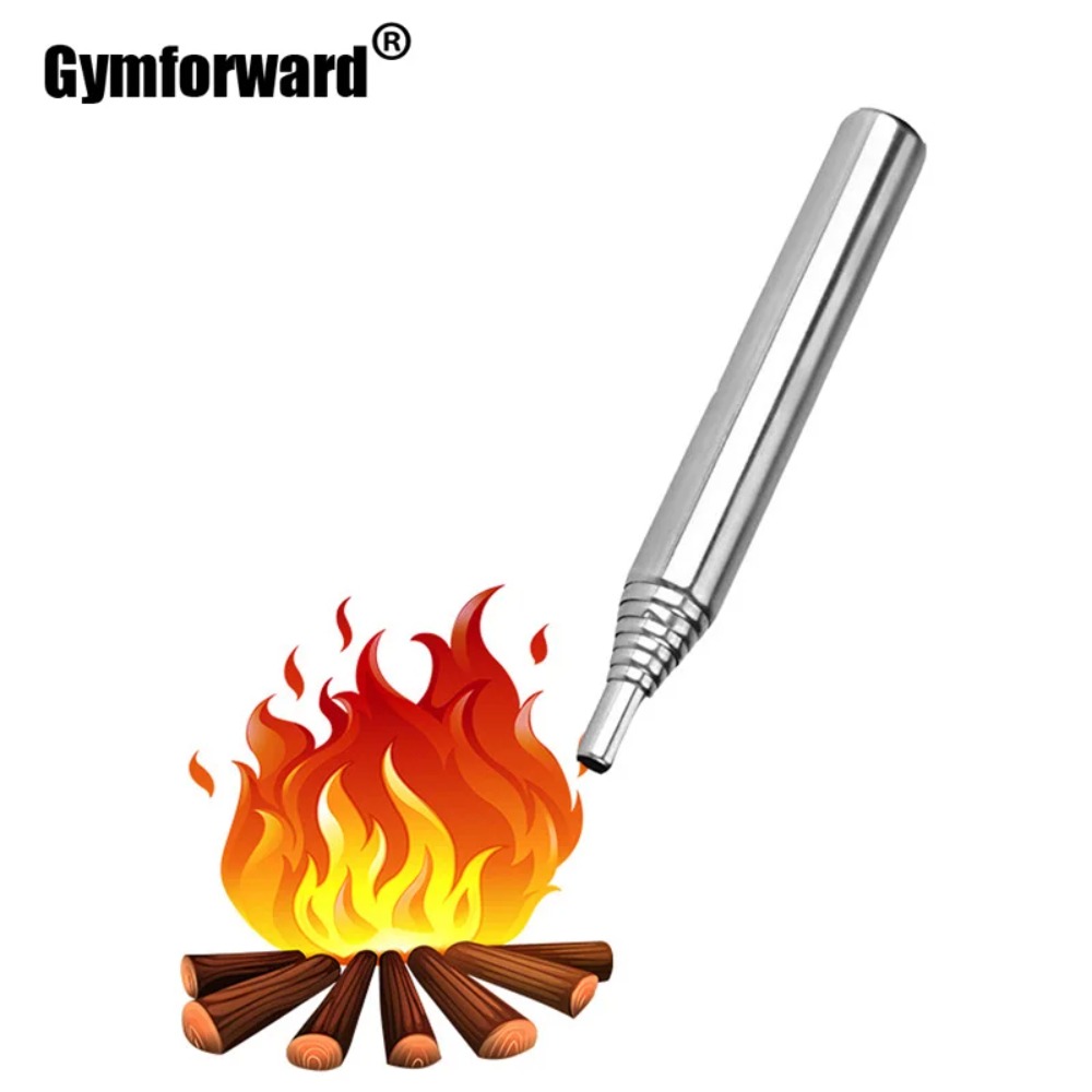 Camping Cooking Fire - 屋外サバイバルツールファイヤースターターツールキットキャンプツール折りたたみポケットベローピクニックエアブラストブローチューブ格納式