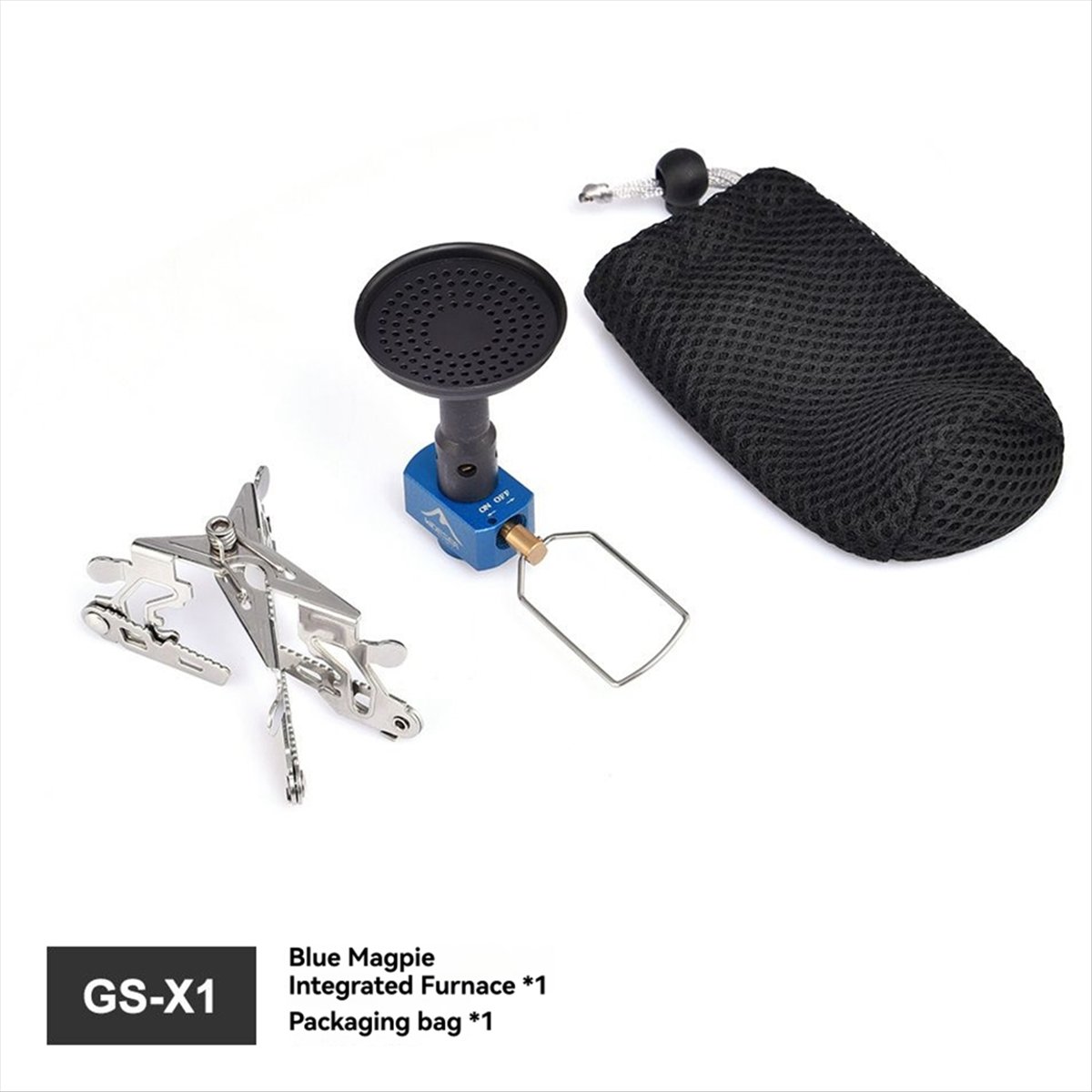 Camping Cooking Light - ABJV アウトドアキャンプ用ガスバーナー 3300W イグナイター付き - キャンプやサバイバル用のポータブルストーブ