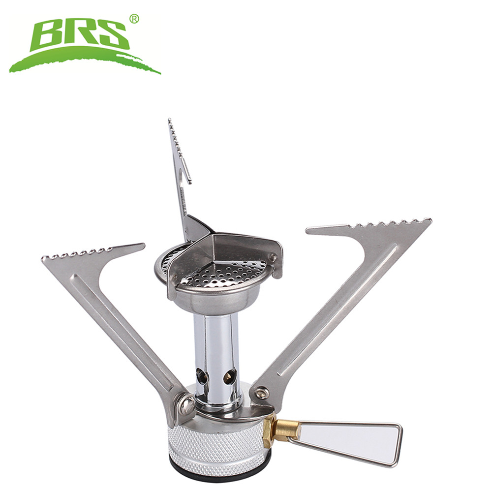 Camping Cooking Light - をbrs屋外キャンプストーブポータブルミニガスストーブ銅マグナリウム合金ガスストーブ87グラム