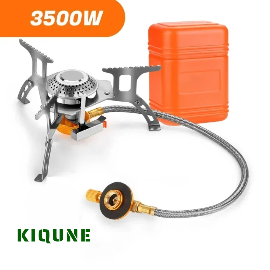 Camping Cooking Light - キャンプガスストーブポータブル折りたたみ屋外バックパッキングストーブ観光機器調理ハイキングピクニック 3500 ワット