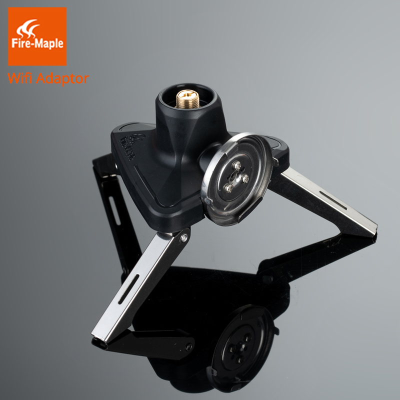 Camping Cooking Tripod - ファイヤーマプル屋外ストーブ三脚ガスストーブアダプタータンクスタンドコネクタキャンプ用品超軽量銅タンクスタンドアダプター