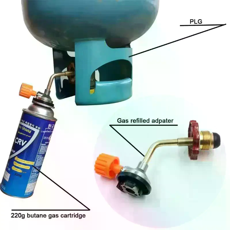 Camping Cooking Gazebo - ガスブタンシリンダータンク詰め替えコネクタアダプター屋外ガスタンク膨張バルブシリンダー充填コネクタキャンプアクセサリー