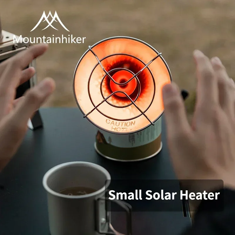 Solar Oven Camp - MOUNTAINHIKER ポータブルミニ太陽ガス暖房ストーブソーラーヒーター屋外キャンプヒーターオーブンミニガス小型サンウォーマーブタン
