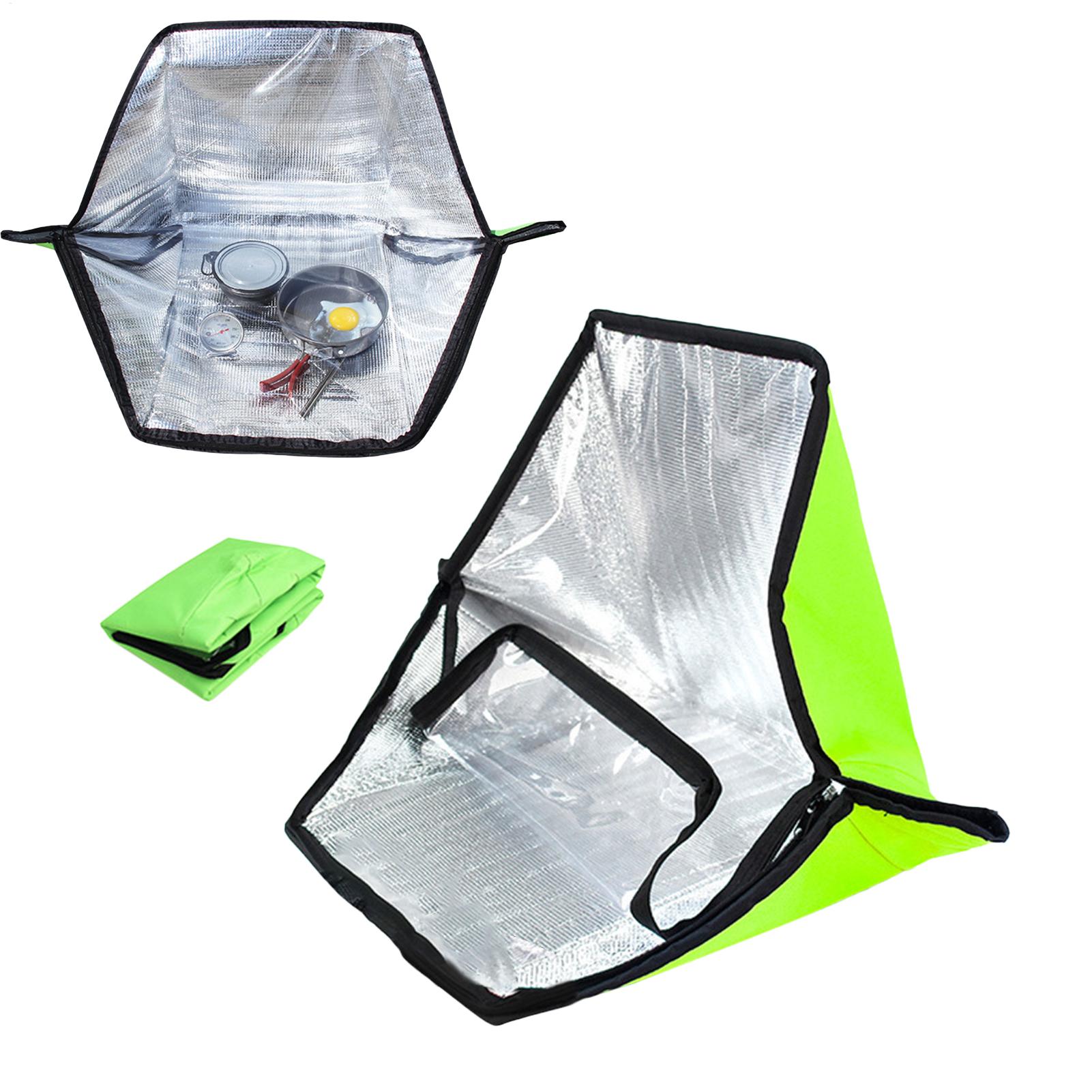 Solar Oven Camp - 折りたたみ式ソーラーオーブン、傷つきにくい食品再加熱用ソーラーオーブン、キャンプ、料理、バックパッキング、ハイキング、RVライフに最適