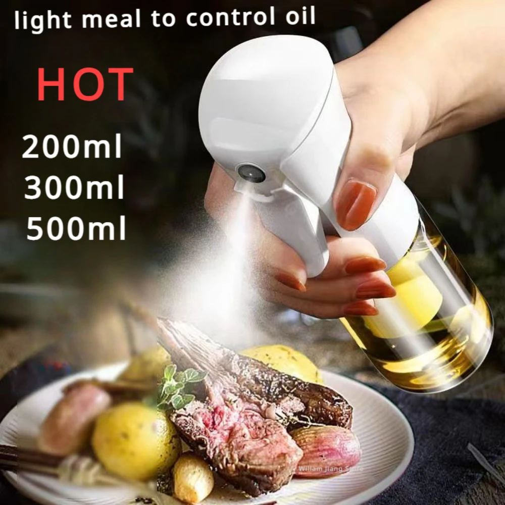 Camping Cooking Oil Bottle - スプレーボトル付きバーベキュースパイスシェーカー、オリーブオイル、調味料ホルダー、キッチンアクセサリー、ツール、ガジェット、バー、塩、ダイニング、料理、キャンプ、家庭