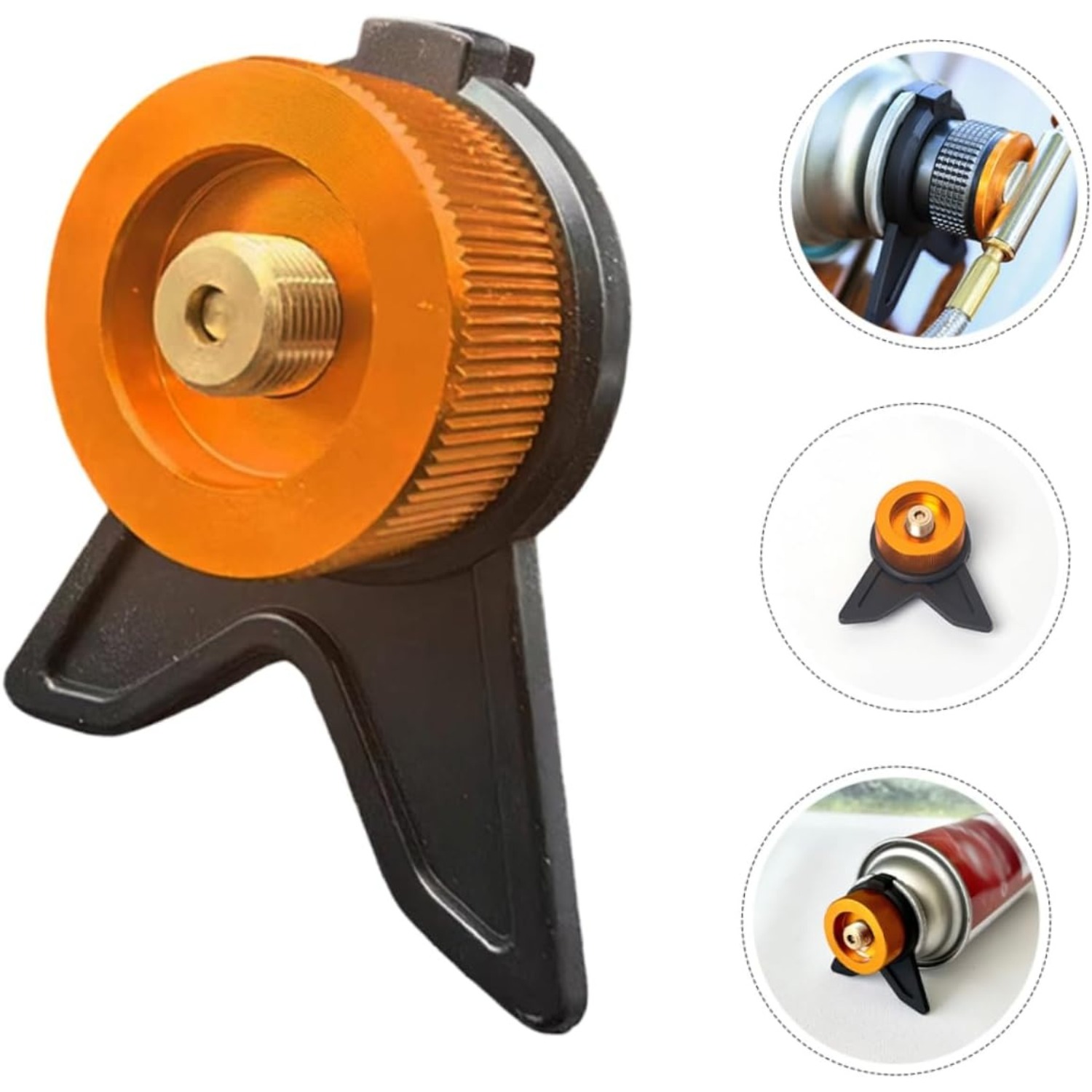 Camping Cooking Light - プロパンタンク部品 ガスタンクアダプター キャンプ用品 小型プロパンコンバーター ガス補充ツール ストーブ用