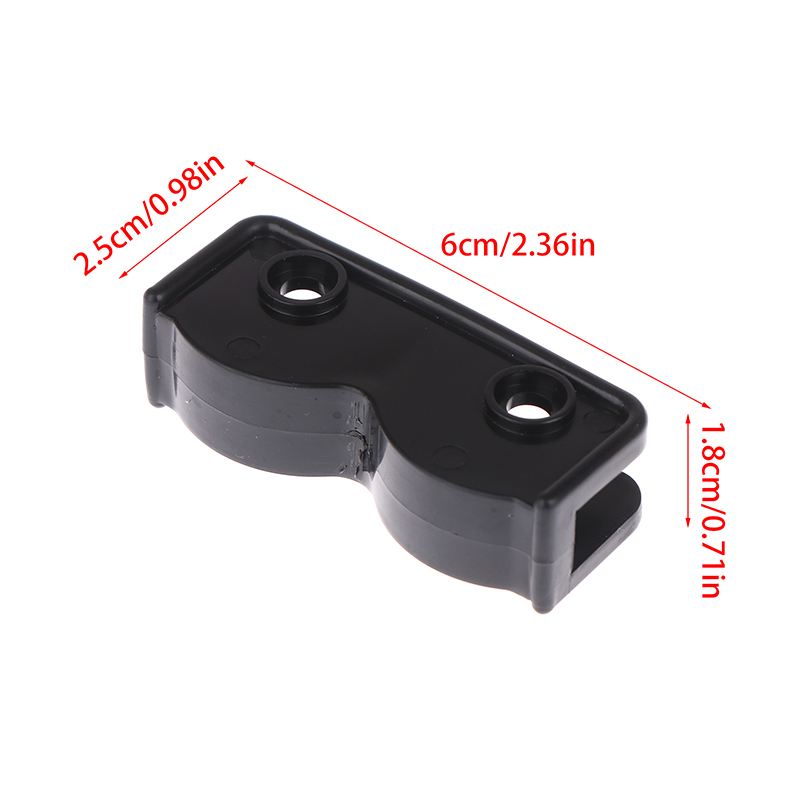 Camping Cooking Gazebo - 1Pc テント交換コネクタガゼボオーニングテントコネクタ黒プラスチック長方形ブラケットテント屋外キャンプアクセサリー。
