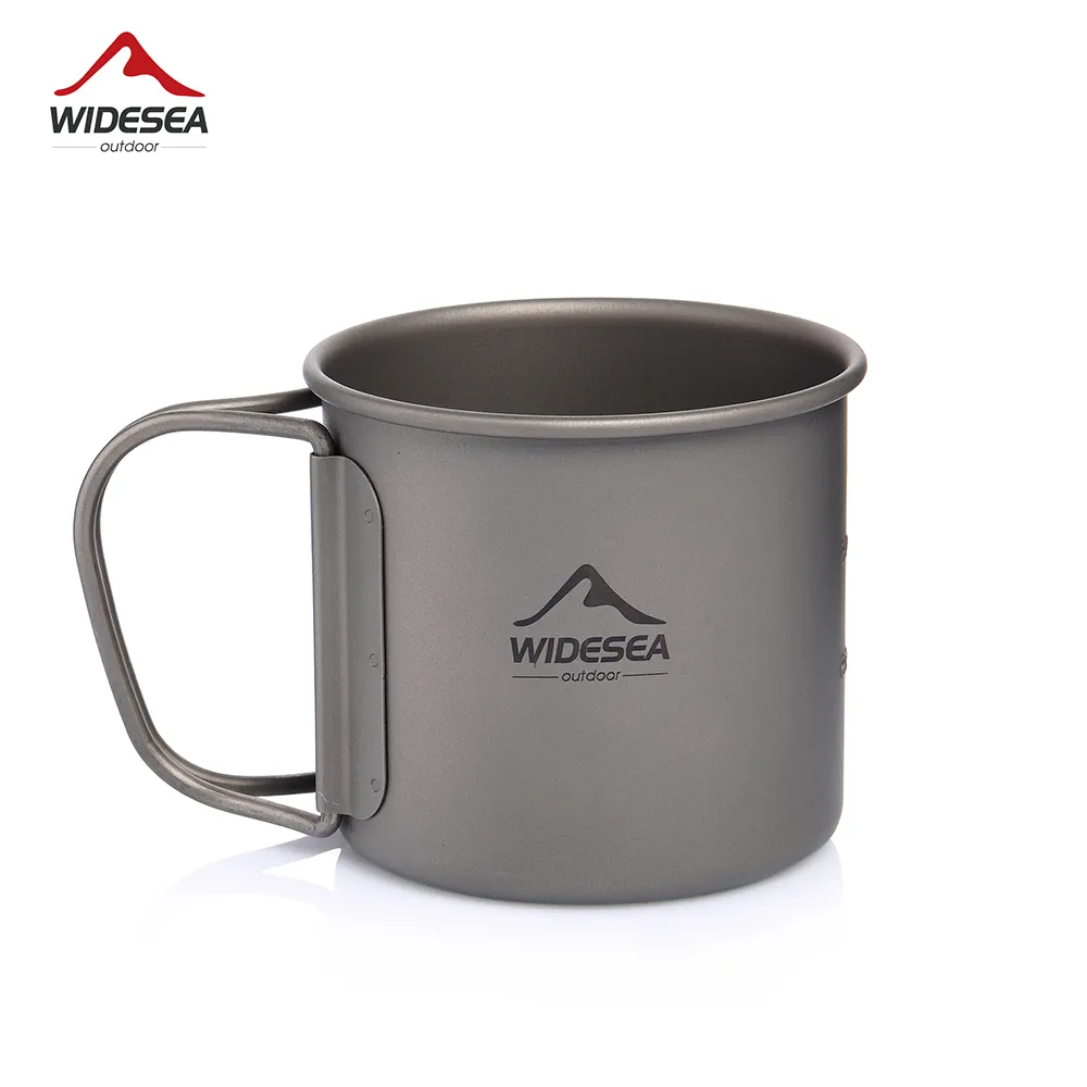 Quechua Camping Cooking Set - キャンプ用マグチタンカップ観光用食器ピクニック用品屋外キッチン用品旅行料理セット調理器具ハイキング