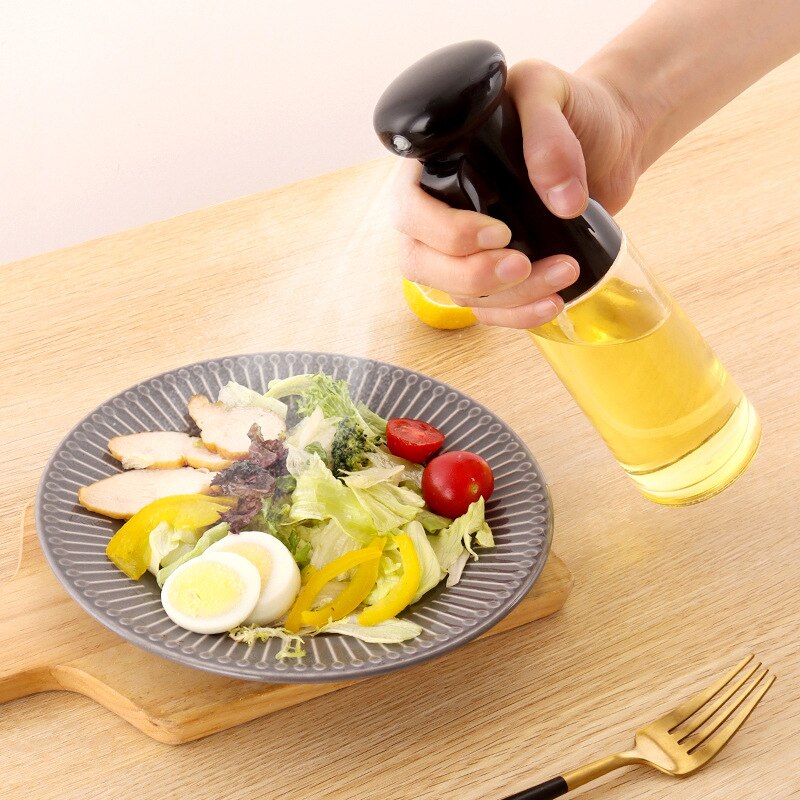 Camping Cooking Oil - オイルスプレーボトルアトマイズドオイルスプレーボトルプレス開閉バーベキューキャンプグリルステーキ野菜サラダキッチン用品