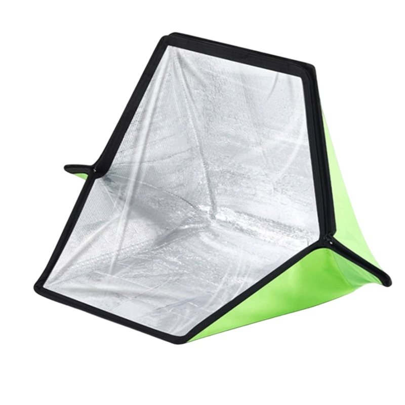 Solar Oven Camp - ABFU-ポータブル折りたたみ式ソーラーオーブン＆ソーラークッカーミニキャンプストーブ屋外調理器具（食品再加熱＆堆肥化促進用）