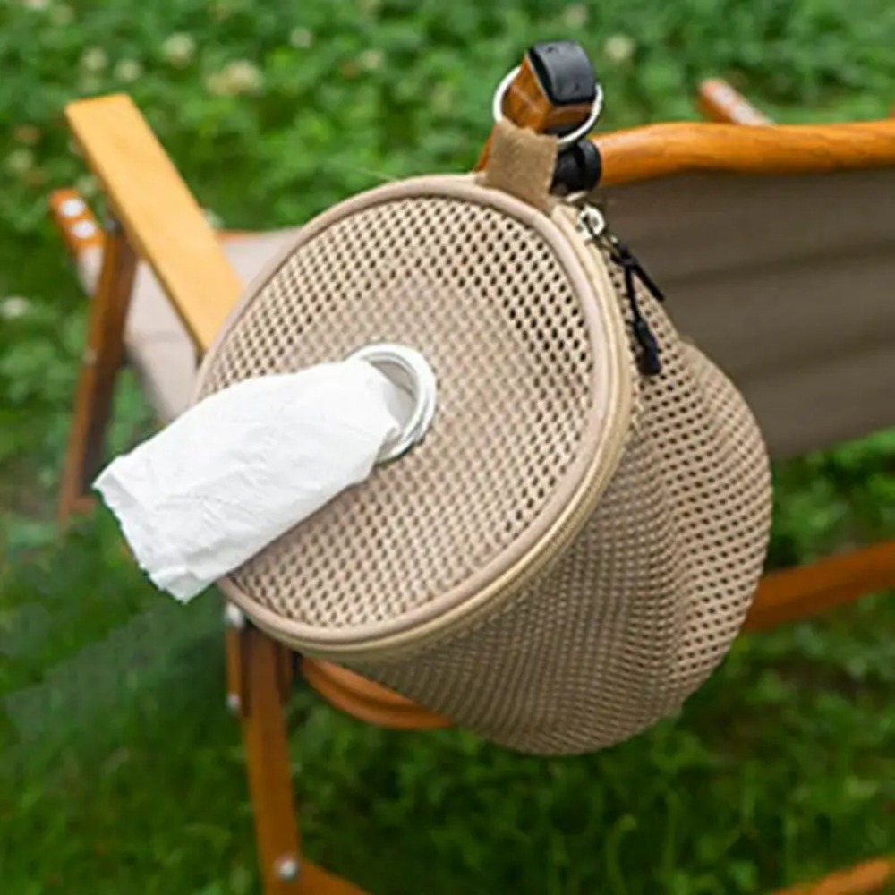 屋外キャンプティッシュケースロール紙収納袋フック付きポータブ - Camping Cooking Tripod のレビューと価格