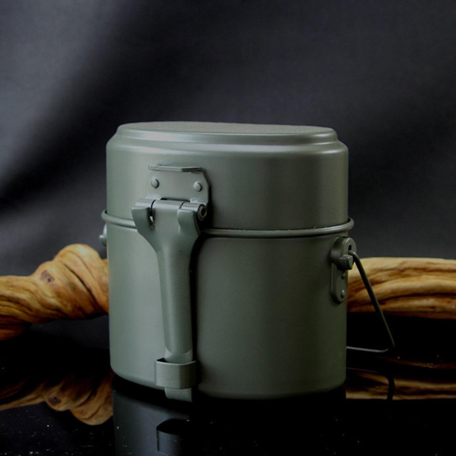 3個/セット ランチボックス アルミ製鍋とフライパンセット  - Camping Cooking Mess Kit のレビューと価格