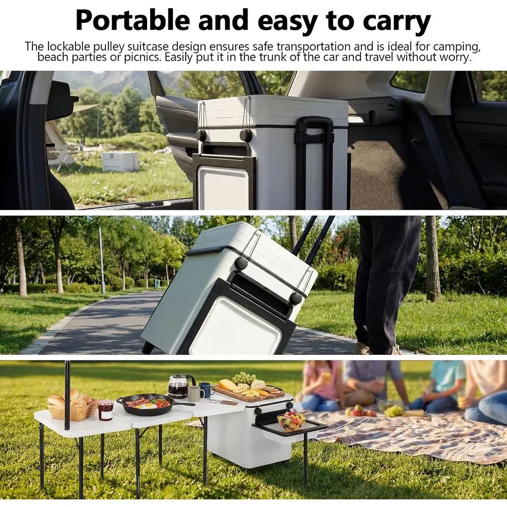 持ち運び可能な折りたたみ式キャンプキッチンステーション（ホイ - Camping Cooking Light のレビューと価格