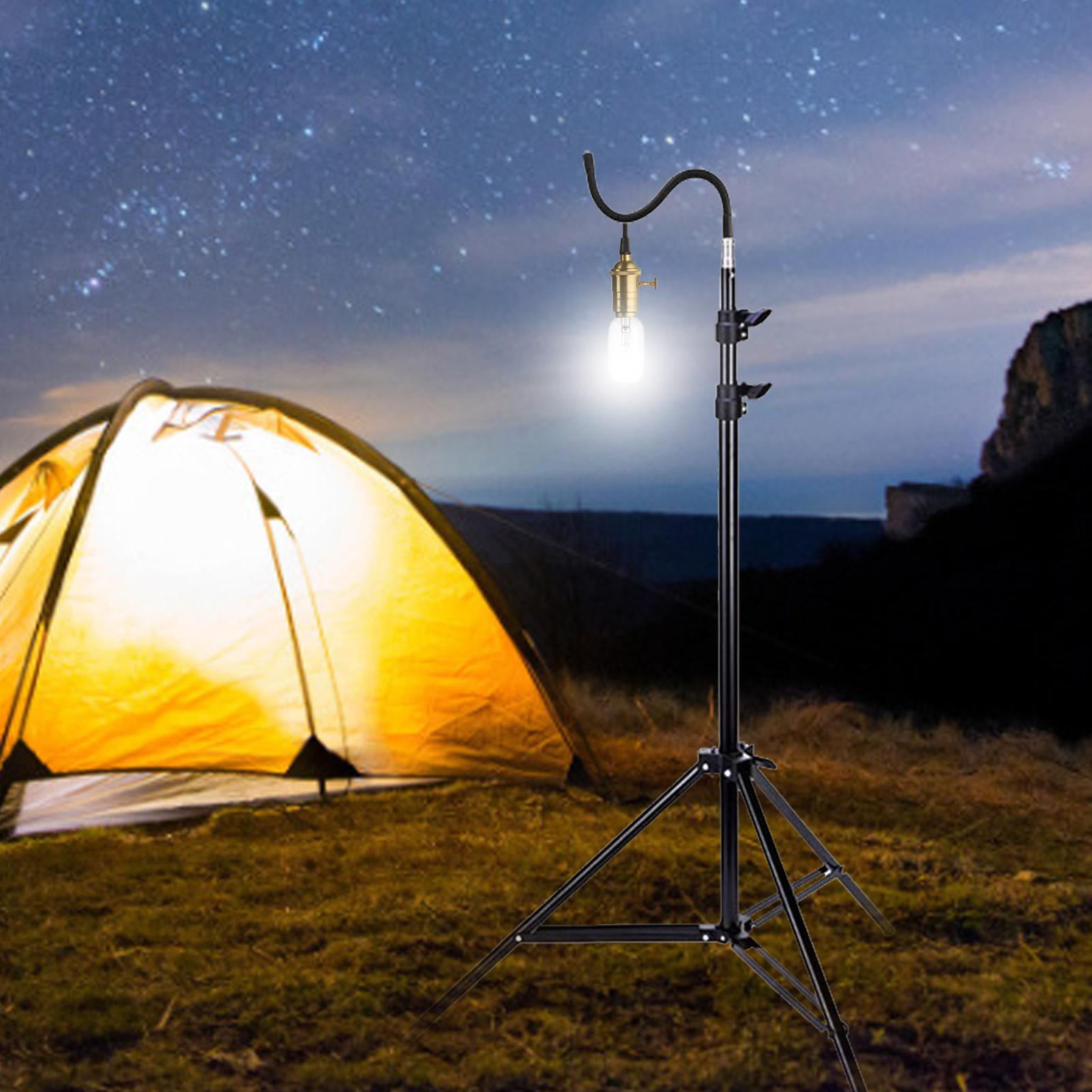2m キャンプライトスタンド 折りたたみ式伸縮三脚 調整可能 - Camping Cooking Tripod のレビューと価格