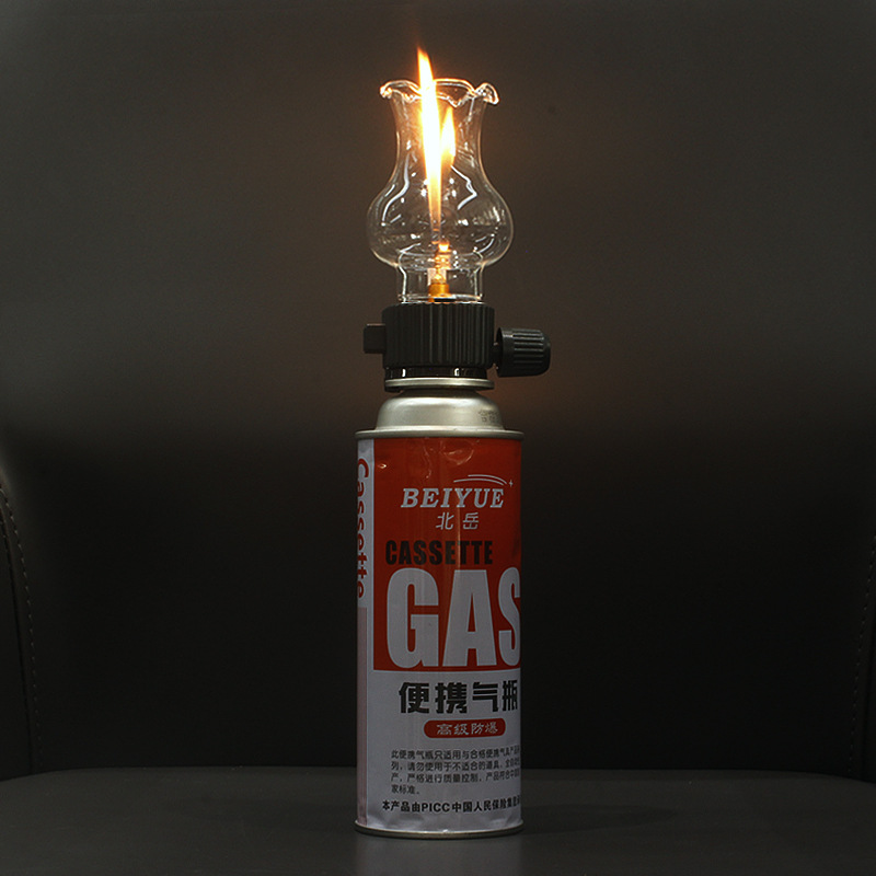 カードストーブ ガスシリンダー ヘッドライト クリエイティブ - Camping Cooking Light のレビューと価格