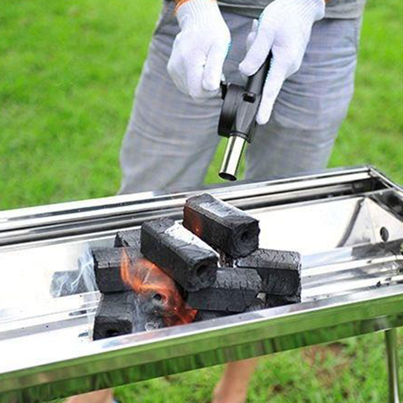 BBQファン送風機、速燃スターター、ポータブル手動クランク、 - Camping Cooking Fire のレビューと価格