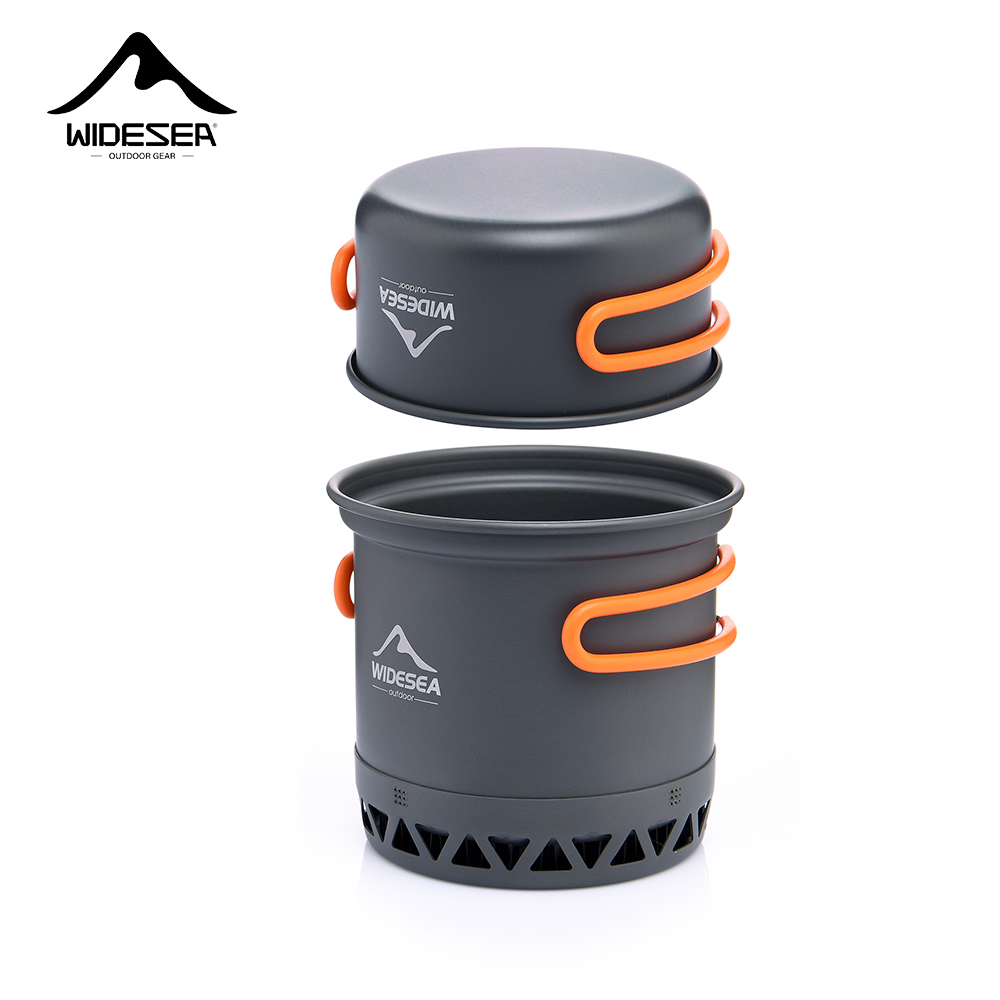 屋外キャンプポット 1.3L 2.3L 調理器具屋外調理ケト - Quechua Camping Cooking Set のレビューと価格