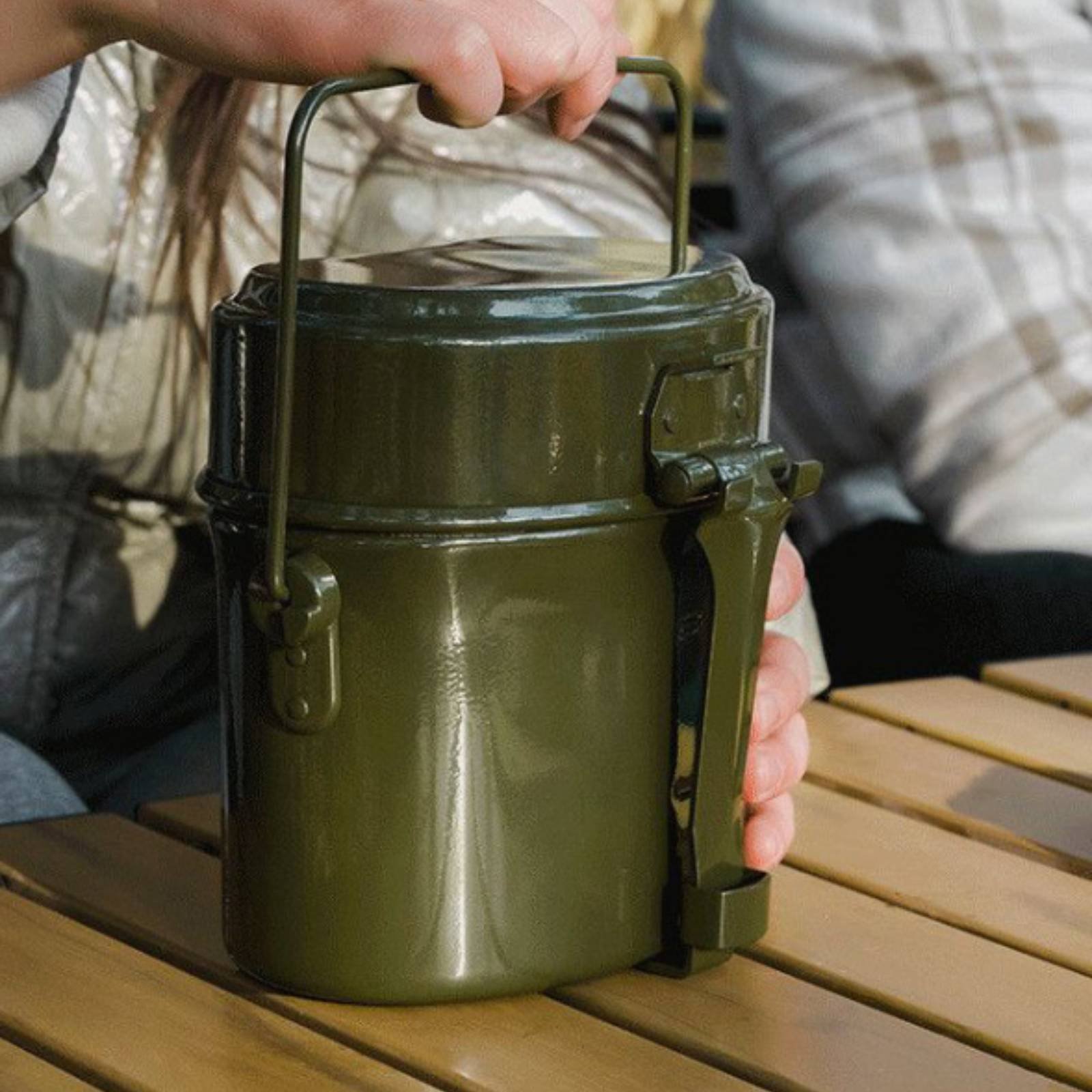 ドイツデザインの多機能3ピースキャンプクッキングセット、加熱 - Camping Cooking Mess Kit のレビューと価格