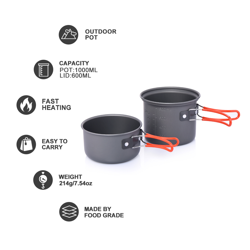 Widesea-キャンプ用食器,屋外調理器具,旅行用カトラリ - Camping Cooking And Eating Set のレビューと価格