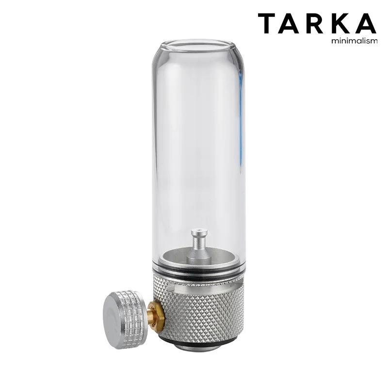 キャンドルスティック型金属製ガスランタン、芯なし蒸気ランプ、 - Camping Cooking Light のレビューと価格