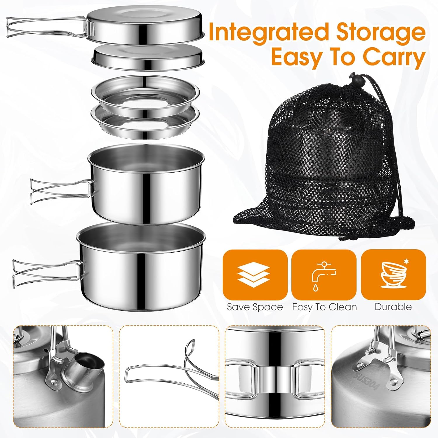 2026年新改良版 ファニームーム 15点 キャンプ調理器具 - Camping Cooking Mess Kit のレビューと価格