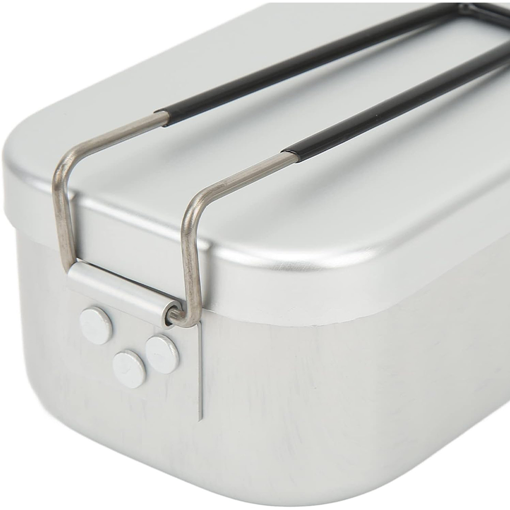800 ミリリットルアルミ弁当箱屋外キャンプ調理器具食器折り - Camping Cooking Tool Set のレビューと価格