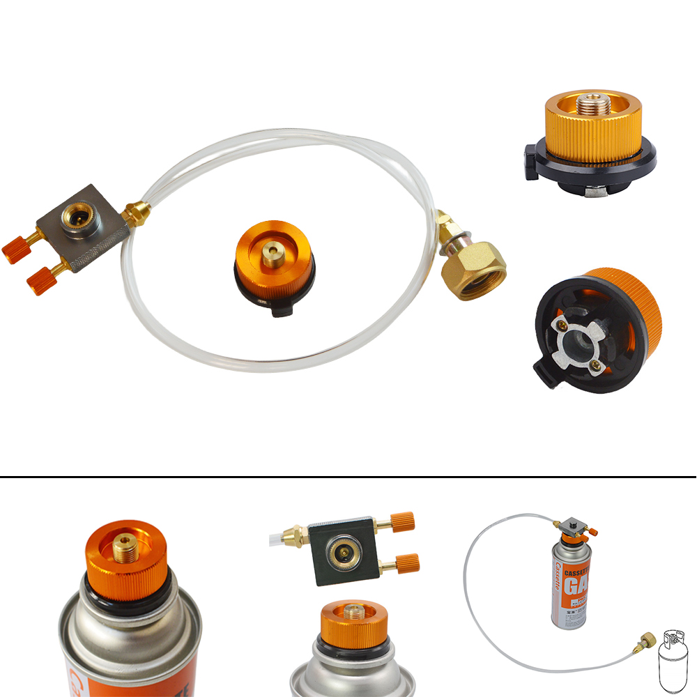 屋外キャンプガスストーブ,ガスボンベ,アダプター,シリンダー - Camping Cooking Light のレビューと価格
