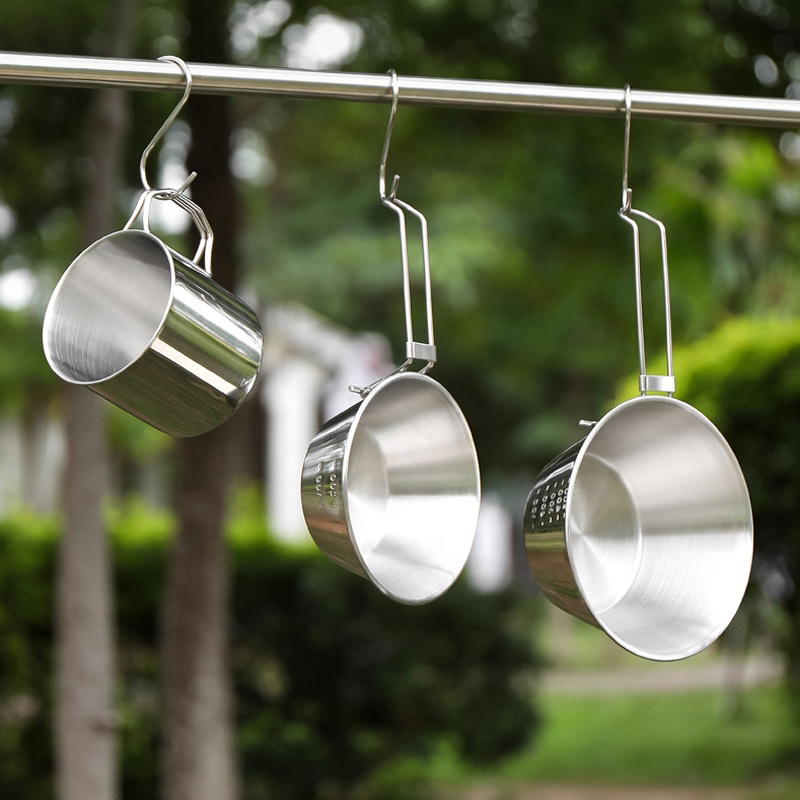 ホットセール 304ステンレス鋼 アウトドア キャンプ用調理 - Camping Cooking Mess Kit のレビューと価格