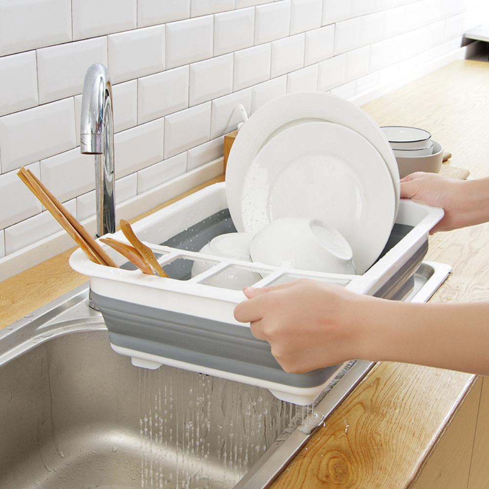折りたたみ式食器乾燥ラック、食器整理棚、シンク乾燥ラック、ポ - Camping Cooking Tray のレビューと価格