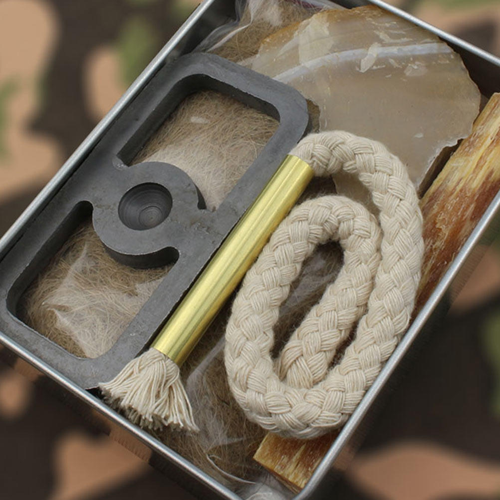 1 セットファイヤースターターロープキャンプアウトドアサバイ - Camping Cooking Fire のレビューと価格