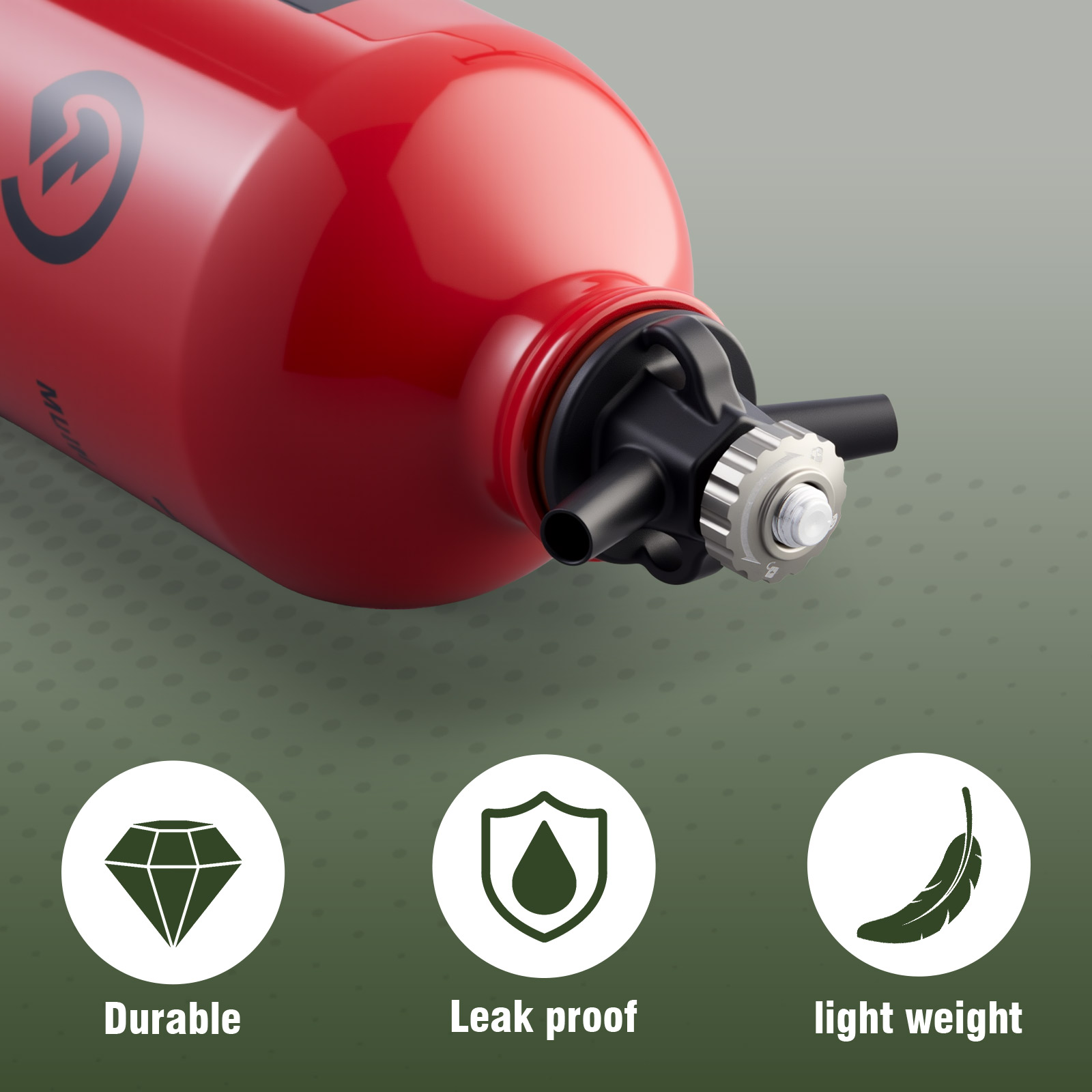 CAMPEAK 液体燃料ボトル缶 1L 赤色ウォーターバケツ - Camping Cooking Oil Bottle のレビューと価格
