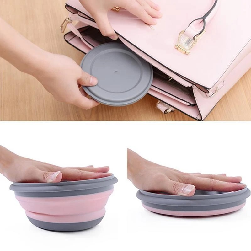 3個入りシリコン製折りたたみランチボックスセット、ピクニック - Camping Cooking Tray のレビューと価格