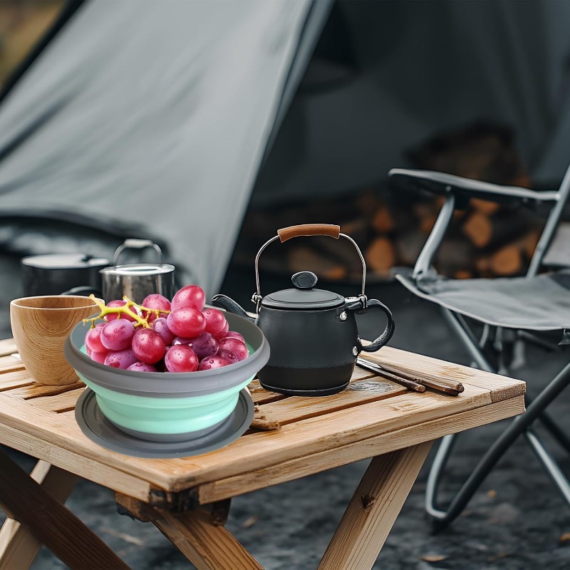 3個入りシリコン製折りたたみランチボックスセット、ピクニック - Camping Cooking Tray のレビューと価格