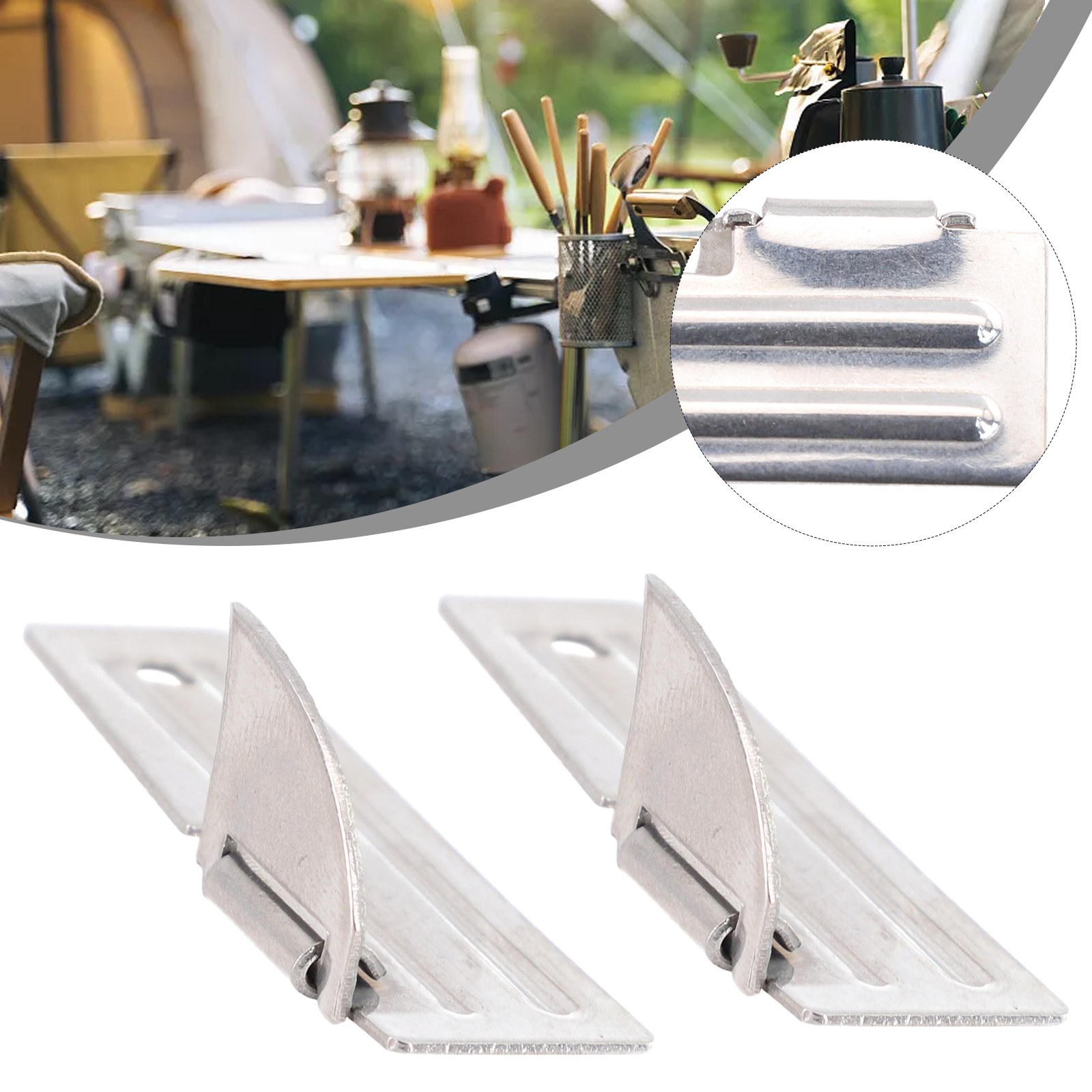 2 個ステンレス鋼ミニ折りたたみ缶切りボトルオープナーポータ - Camping Cooking Multi Tool のレビューと価格