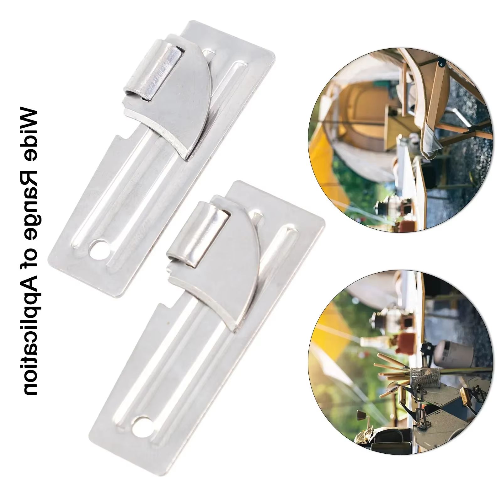 2 個ステンレス鋼ミニ折りたたみ缶切りボトルオープナーポータ - Camping Cooking Multi Tool のレビューと価格