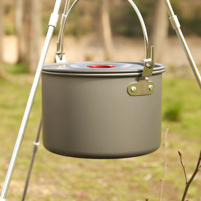 4L キャンプ用吊り下げ鍋 キャンプ三脚 火に吊るす鍋 屋外 - Camping Cooking Tripod のレビューと価格
