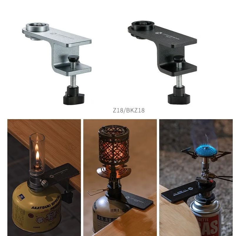 キャンプデスクトップクリップ延長アクセサリーフラットガスタン - Camping Cooking Light のレビューと価格