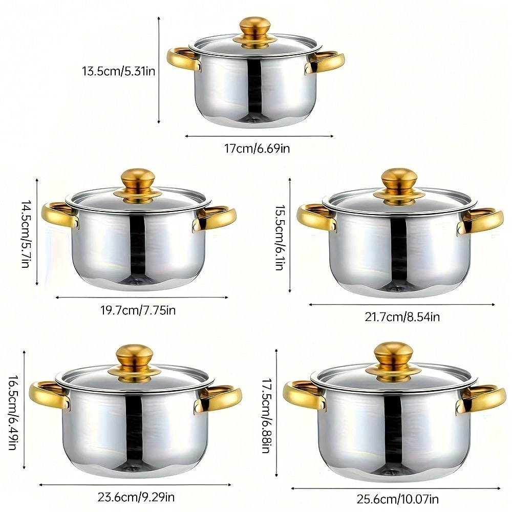 ステンレス製鍋セット モダンラグジュアリー調理器具 ストック - Camping Cooking Tool Set のレビューと価格