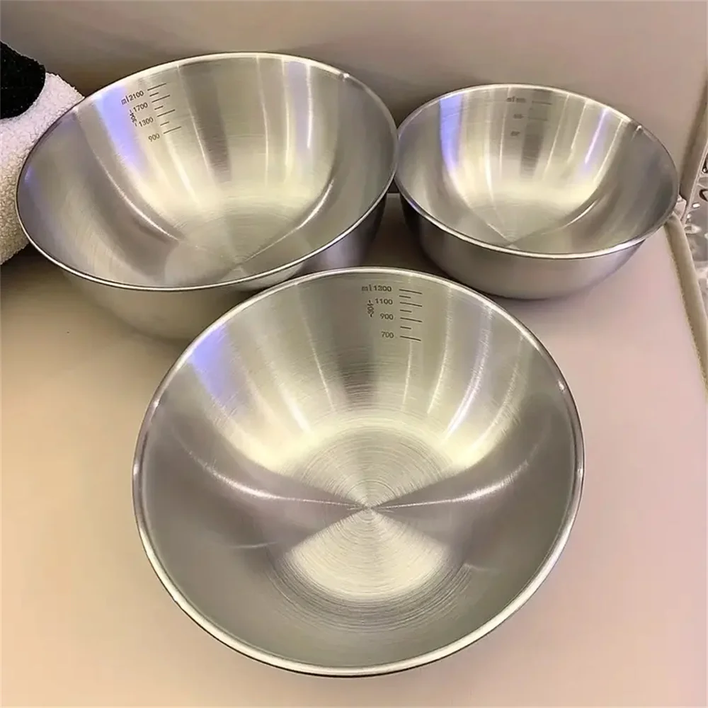 1～3個のステンレス製ボウルセット、計量機能付き、調理、ベー - Camping Cooking Tool Set のレビューと価格