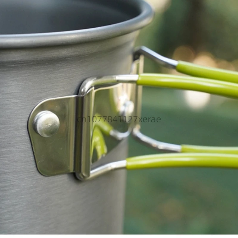 屋外用携帯アルミ折りたたみボウルと鍋ピクニック調理セット（ハ - Camping Cooking Mess Kit のレビューと価格
