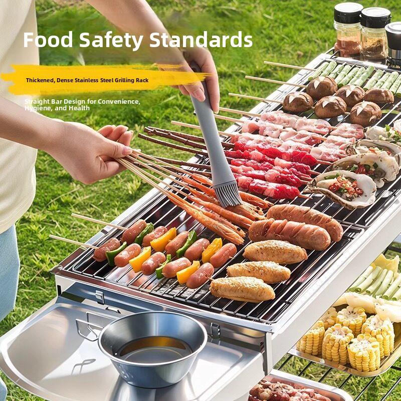 ポータブルステンレス鋼BBQグリル410（マグネット式）屋外 - Camping Cooking Requirements のレビューと価格