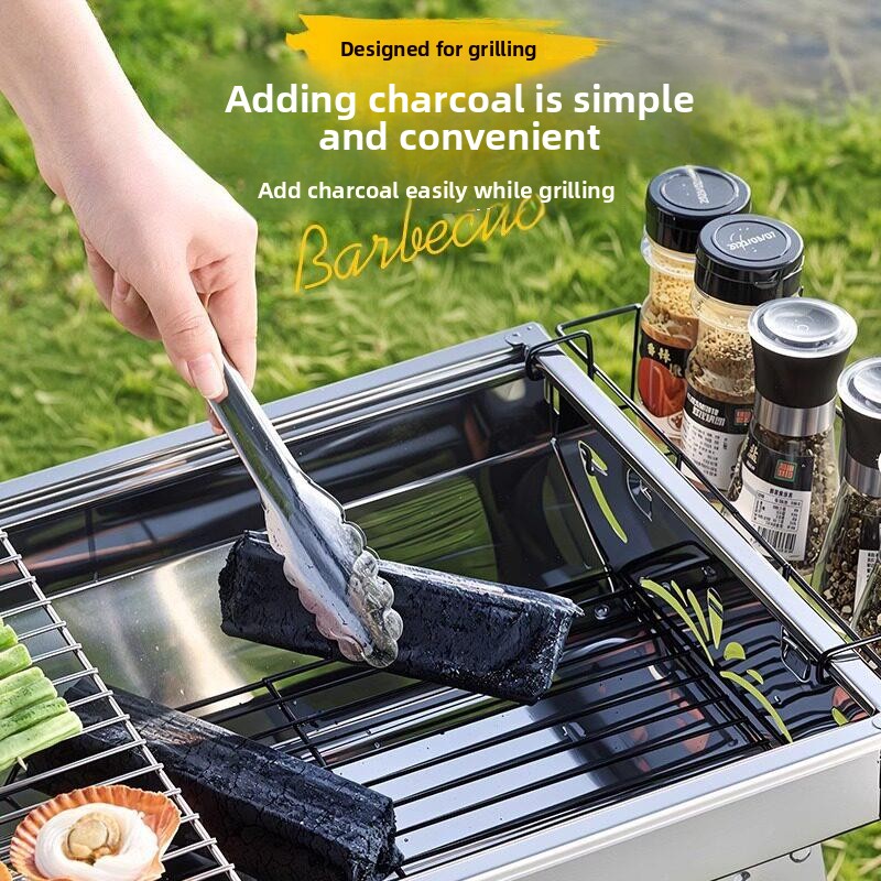 ポータブルステンレス鋼BBQグリル410（マグネット式）屋外 - Camping Cooking Requirements のレビューと価格