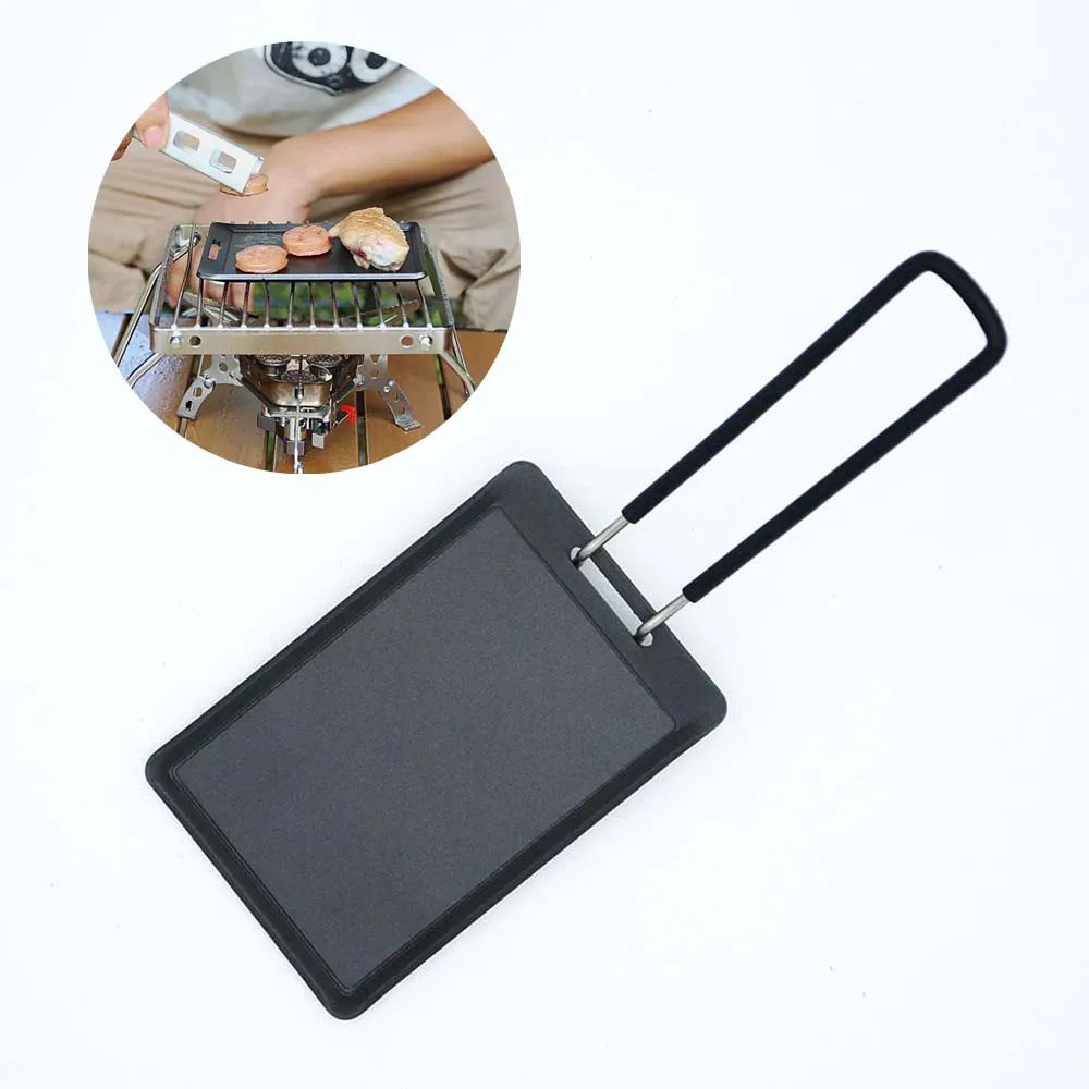 キャンプ用小型フライパン 肉ステーキ調理用 ミニ取り外し可能 - Camping Cooking Tray のレビューと価格
