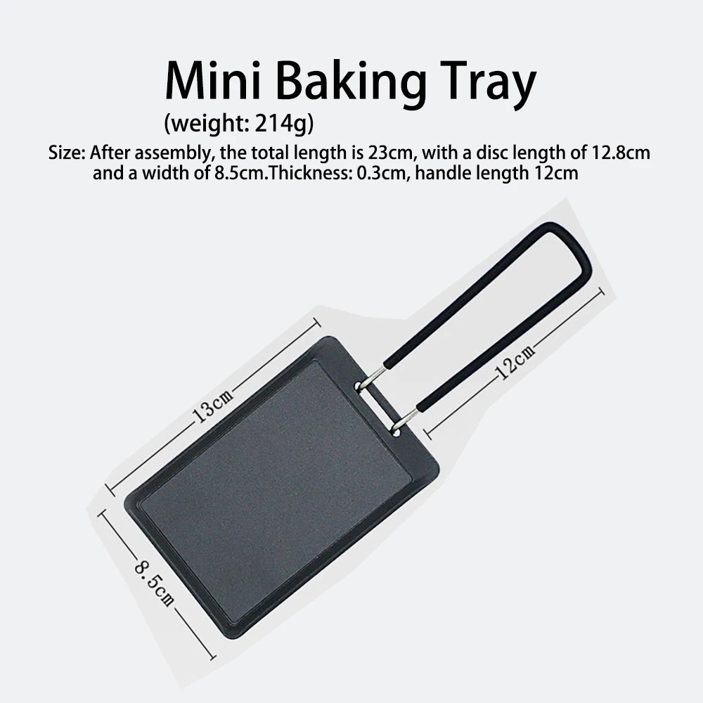 キャンプ用小型フライパン 肉ステーキ調理用 ミニ取り外し可能 - Camping Cooking Tray のレビューと価格