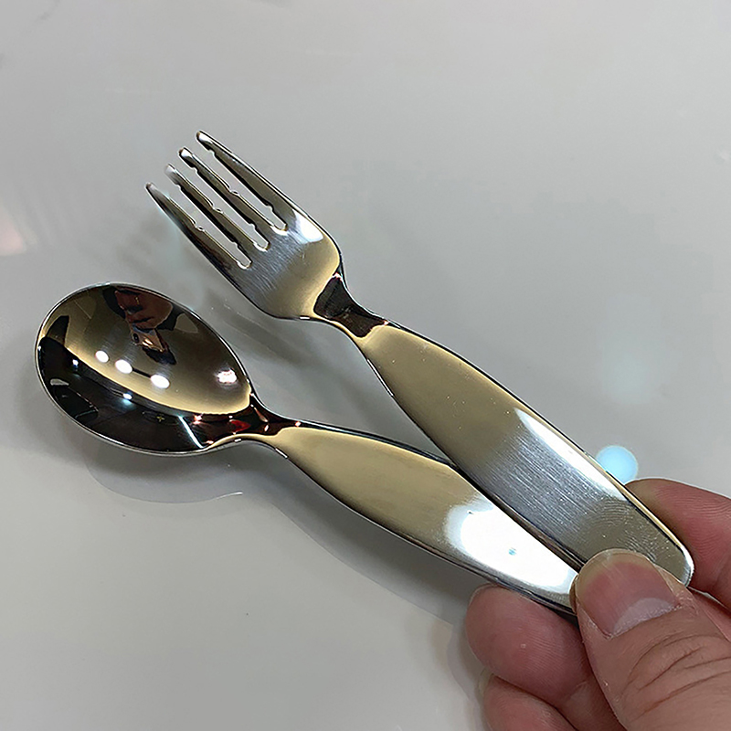 1PC ポータブルスプーンフォーク屋外食器旅行キャンプステン - Camping Cooking And Eating Set のレビューと価格