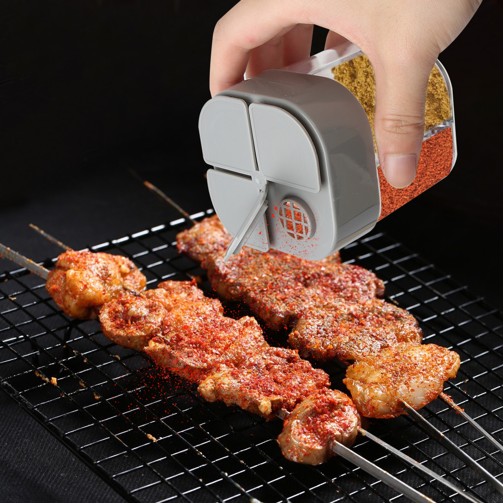 4in1 キャンプ調味料シェーカー 多目的スパイスジャー 蓋 - Camping Cooking Oil のレビューと価格