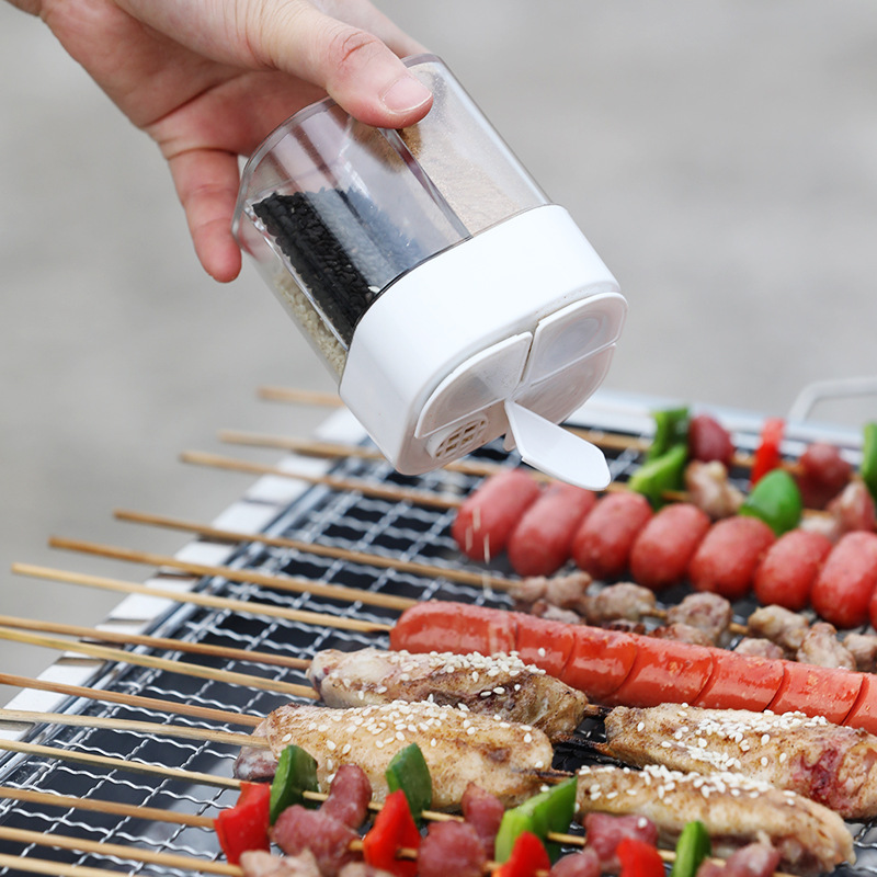 4in1 キャンプ調味料シェーカー 多目的スパイスジャー 蓋 - Camping Cooking Oil のレビューと価格